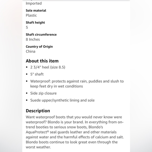 NEW $169 BORN x Zappos Black suede waterproof ankle boot heel women size 12 - Picture 3 of 8